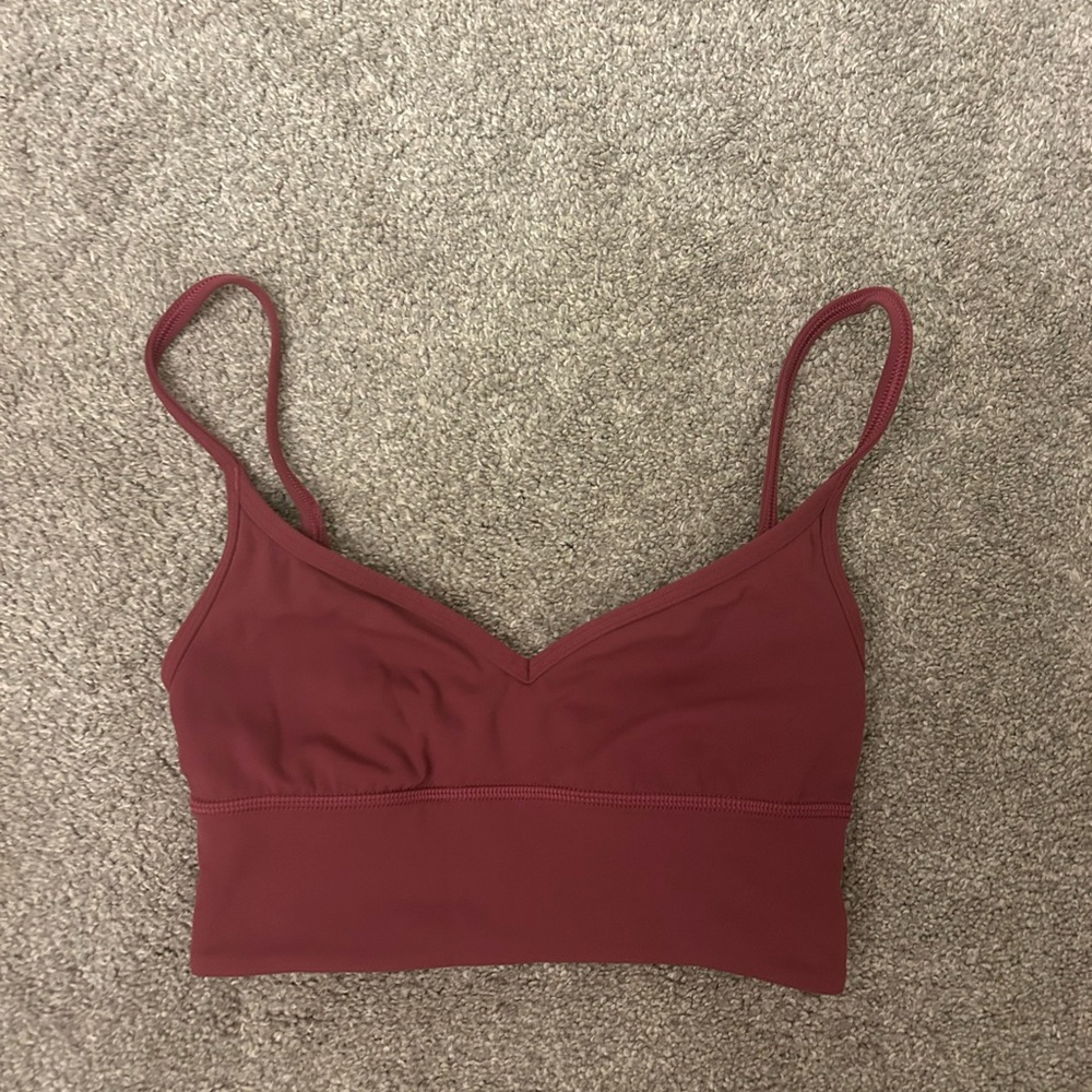 Women's Burgundy Bralette